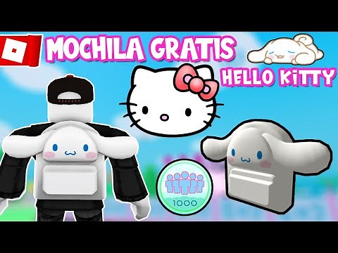 GET A FREE CINNAMOROLL BACKPACK ON ROBLOX | ROBLOX HELLO KITTY CAFE