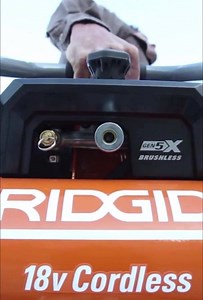 No outlet? No problem. Introducing the industry’s first 18V Air Compressor. | RIDGID Power Tools