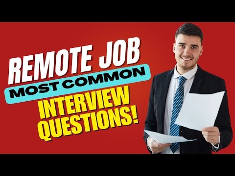 Remote Job Interview Questions and Answers | How to Pass the Interview