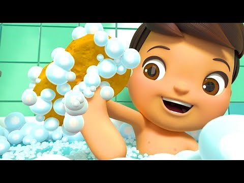 Bath Song | @Boo Boo Kids - Nursery Rhymes & Kids Songs | Lellobee