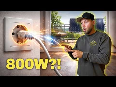 Balkonkraftwerk: Was hinter der 800W Regel wirklich steckt