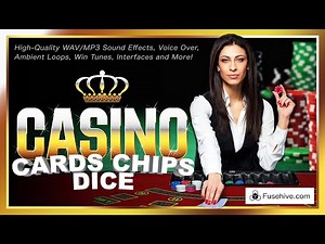 COMPLETE CASINO! Cards Dice & Chips LAS VEGAS Gambling Games Royalty Free AAA Sound Effects Library