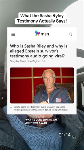 Sasha Ryley’s testimony is serious & it deserves to be discussed carefully. This is about listening to sworn statements, understanding allegations, and letting evidence speak without rushing to conclusions or dismissing claims outright. #SashaRyley #Testimony #DueProcess #Accountability #PoliticalTikTok @MSN NEWS @Reuters