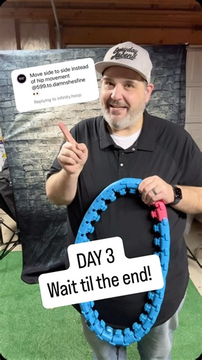 4 comments | Day 3 of the Infinity Hoop Challenge ✅ Finally made a...