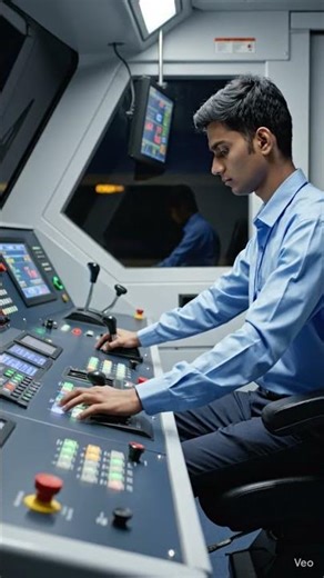 #metro iti trainee oprate metro train