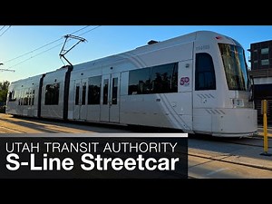 UTA S-Line Streetcar, Utah Transit Authority, Siemens S70, Central Station to Fairmont, Full Ride