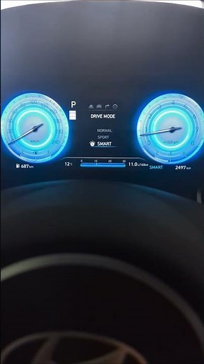 2025 Hyundai Elantra Digital Dashboard #hyundai #car #sedan #dashboard #automobile #auto #digital