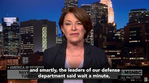 1.7K views · 164 reactions | Senator Tuberville is holding our military chain of command hostage and our adversaries are watching. He was offered a vote and a path forward to stop these holds but didn't take it. His political games that are hurting our military readiness must end. | Amy Klobuchar | Facebook