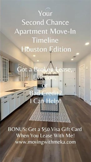 Your Second Chance Apartment Move-In Timeline Houston Edition