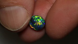 ✨️ Black Opal Beauty ✨️ A gorgeous Lightning Ridge opal filled with vibrant green, flashes of gold and flecks of blue rolling through the face. The perfect size gemstone to set into a fabulous ring. ⭐️ 2.24ct gem black opal 9.4x8.1x4.8mm https://blackopaldirect.com/products/2-24-ct-gem-black-opal-9-4x8-1x4-8mm | Black Opal Direct