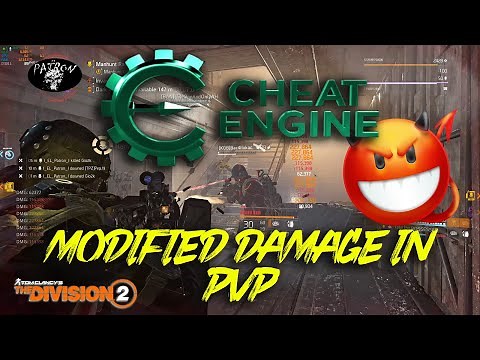 Cheat Engine & Modified Damage in PVP l The Division 2 Dark Zone PVP l TU.12.3