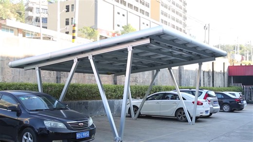 2025 New Design Carbon Solar PV Carport Waterproof Solar Module Mounting Structure