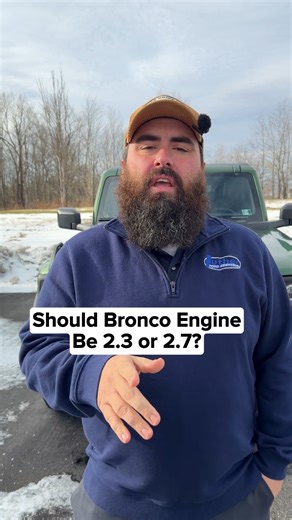 If you have a Ford Bronco did you go with the 2.3L EcoBoost or the 2.7L and why? #fordbronco #suvcomparison #ecoboostengine #carbuyingtips #ford | Luther Ford Lincoln