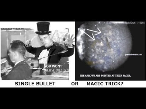 HOW TO SOLVE A CRIME WITH MAGIC JFK ASSASSINATION THE SINGLE BULLSHIT THEORY Etc....