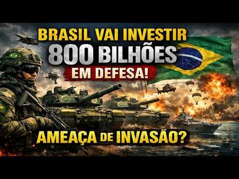 Brazil Plans to Invest 800 Billion in Defense, and the World is on Alert! What's Happening?