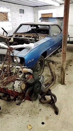 A while back I documented this original 1969 Z/28 Camaro. Last I heard it was in primer and reassembly! | The Auto Archaeologist