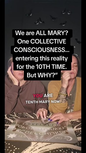 In this fascinating live session, we uncover the connection between Mary and humanity's collective consciousness, revealing that we are all part of Mary and that this is our 10th time entering this reality to experience, learn and ultimately find our way out. But why do we keep returning? ✨ Watch full live replay on YouTube - Two timelines are entangled - and our choices could change everything. #collective #consciousness #mary #roseline #timeline