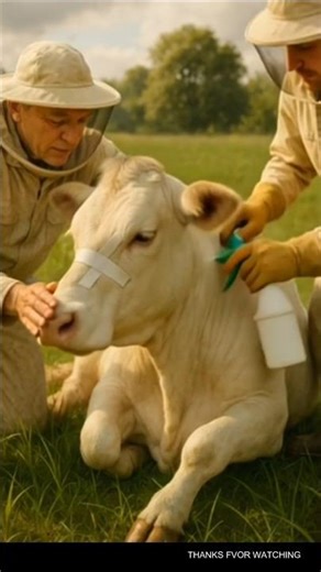 "Cow Attacked by Angry Bees 😱 | Emotional Rescue Story |🐄🐝"