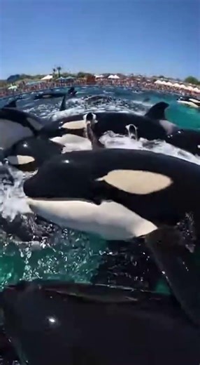 Waterslide into pool full of giant fish #funny #memes