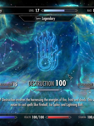 Skyrim - How to Max All 5 Magic Schools to 100 Fast #skyrim #eso #fyp #gaming #viral