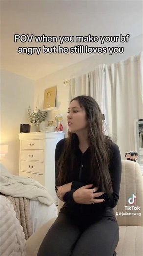 POV when you make your bf angry but he still loves you