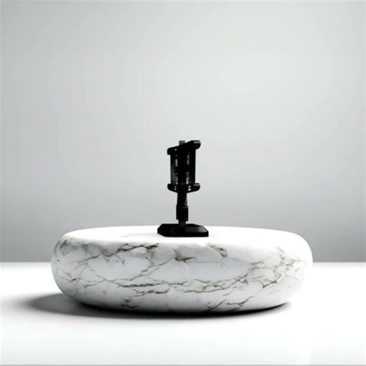 America 3D Printed Black Mini Plane Model 20cm Vintage Biplane