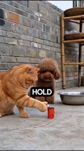 Cat Pranks Dog… The Dog Did NOT See This Coming 😂