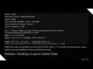 How to create a loop with BeautifulSoup to extract data into a list