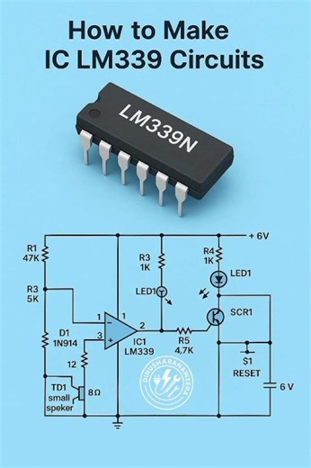 How to Make IC LM339 Circuits #electrical #electricalindia #homesecurity #automobile