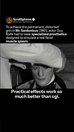 1960's Practical Effects Were Different - Mr. Sardonicus (1961)