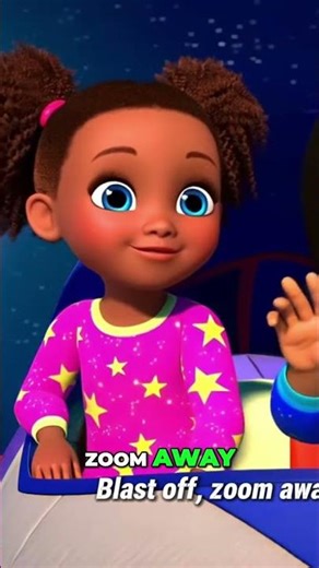 Zoom to Space: Rocket Ship Adventure & Starry Night #shorts