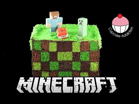 Square Checkerboard MINECRAFT Cake! How to Make a Surprise Inside Checker Board Cake