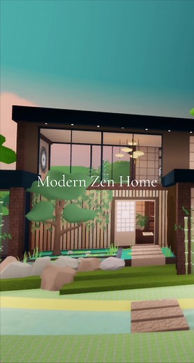 Japanese inspired home in club Roblox🎍#roblox #clubroblox #clubrobloxbuild #bloxburg #bloxburgbuild #zen