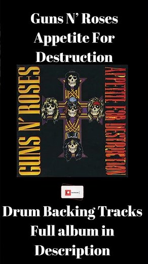Guns N' Roses - Sweet Child O' Mine - Drum Backing Track