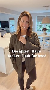 3.1K views · 20 comments | Comment JACKET for this amazing barn jacket look for less! I have the higher end version and it looks and feels very similar! The perfect Fall coat! | KBdesign02025 | Facebook