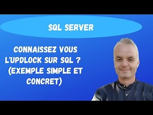 Découvrez l'UPDLOCK sur SQL | SQL Server (exemple simple)