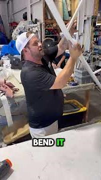 How to Curve PVC Boards with a Heat Gun for Custom Boat Bolsters