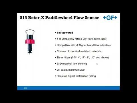 GF SIGNET 515 ROTOR-X Flow Sensor | Sensor Aliran Presisi untuk Industri & Air