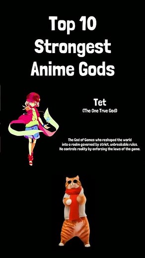 Top 10 Strongest Anime Gods