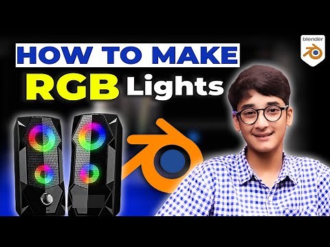 How to Make RGB lights In Blender? | Product Modeling in Blender
