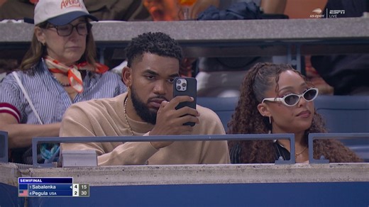 KAT is locked in on the US Open 🔒 🎾 Watch the US Open women's semifinals on ESPN and the ESPN App | SportsCenter