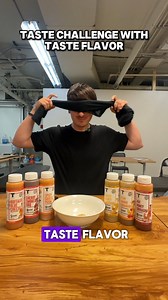 The blindfold challenge that turned into a checkout moment 🛒😉 #sauceupeverything #tasteflavorco #blindfoldchallenge #testtaste #lowcarb #lowcaloriesauce #mealprep | TASTE Flavor Co.