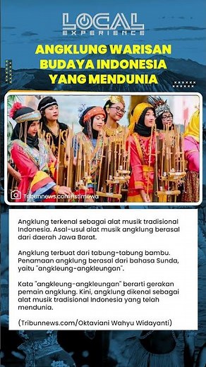 Asal-usul Angklung, Alat Musik Tradisional Sunda yang Resmi Diakui UNESCO sebagai Warisan Dunia