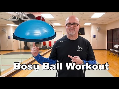 10 Dynamic Bosu Ball Exercises for Core Strength & Balance!