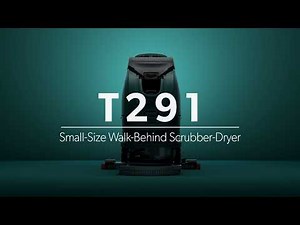 T291 Small-Size Walk-Behind Scrubber-Dryer
