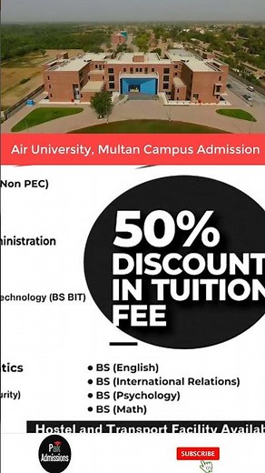 Air University, Multan Campus Admissions Fall 2025 | Complete Guide #pakadmissions