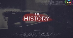 History Timeline for DaVinci Resolve