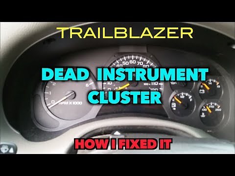 Trailblazer Instrument Cluster Dead! How I got Mine working again.