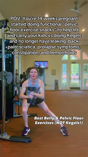 Best Belly & Pelvic Floor Exercises (NOT Kegels!) #mom #pregnancy #dpt #kegel #fitness #women #pt