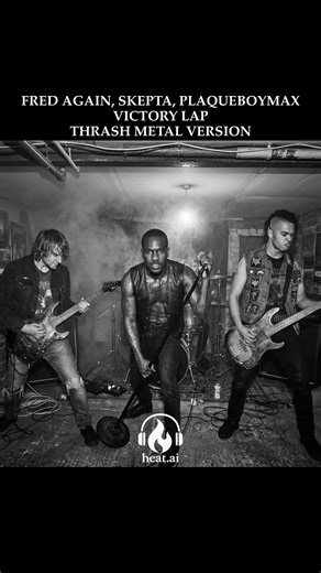 I need that 🤘🔥 @Fredagainagain @SkeptaTV @plaqueboymax #aicover #thrashmetal #victorylap #fredagain #aimusic